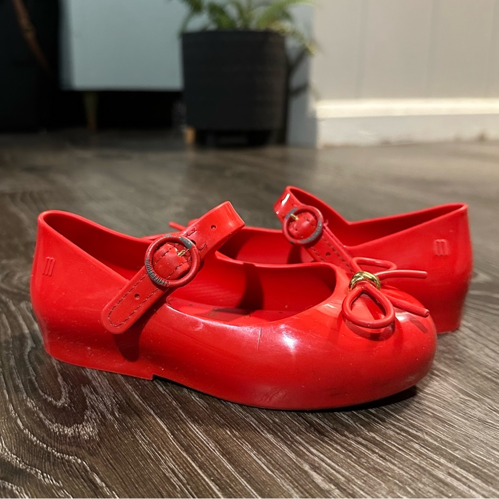 Mini Melissa Little Girl's Mini Sweet Love Mary Jane Flats